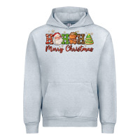 Hohoho Merry Christmas Santa Coffee Cup Tree Cooki Urban Hoodie | Teevron