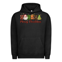 Pigment Black hohoho merry christmas santa coffee cup tree cooki Urban Hoodie - FaDigitalArtStudio