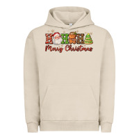 Pigment French Oak hohoho merry christmas santa coffee cup tree cooki Urban Hoodie - FaDigitalArtStudio