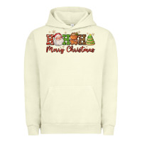 Pigment Pistachio hohoho merry christmas santa coffee cup tree cooki Urban Hoodie - FaDigitalArtStudio