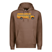 Chestnut school bus Premium Hoodie - FaDigitalArtStudio