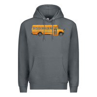 Rock school bus Premium Hoodie - FaDigitalArtStudio