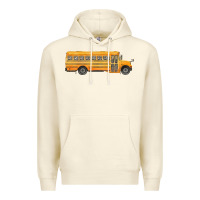 Sandshell school bus Premium Hoodie - FaDigitalArtStudio