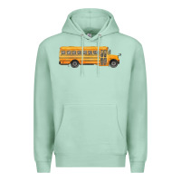 Seafoam school bus Premium Hoodie - FaDigitalArtStudio