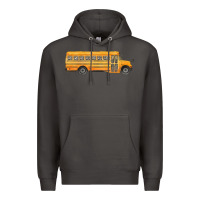 Smoke school bus Premium Hoodie - FaDigitalArtStudio