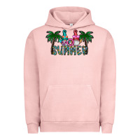 Pigment Salmon summer Urban Hoodie - CowhideDigitalArt
