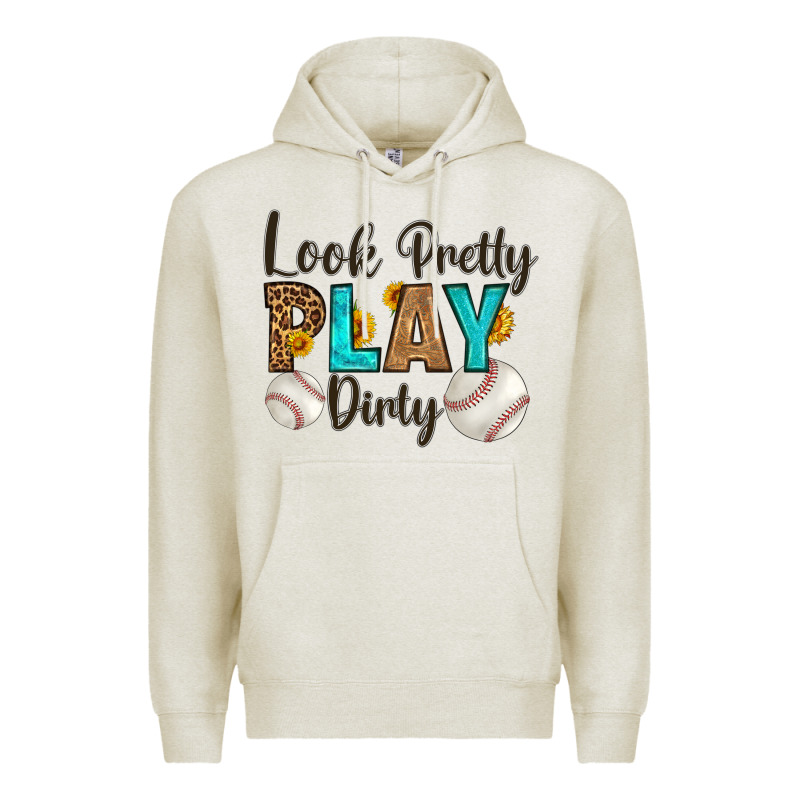 Look Pretty  Play Dirty Premium Hoodie by HRA Design Shop | Teevron
