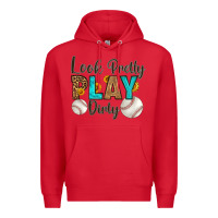 Red look pretty  play dirty Premium Hoodie - HRA Design Shop