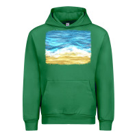 Emerald glitter beach background Urban Hoodie - HRA Design Shop