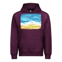 Mauve Wine glitter beach background Urban Hoodie - HRA Design Shop