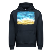 Navy glitter beach background Urban Hoodie - HRA Design Shop