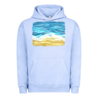 Pigment Grape Ice glitter beach background Urban Hoodie - HRA Design Shop