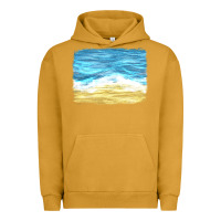 Pigment Peanut Butter glitter beach background Urban Hoodie - HRA Design Shop
