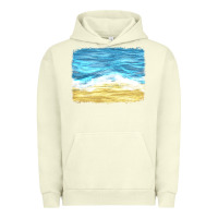Pigment Pistachio glitter beach background Urban Hoodie - HRA Design Shop