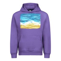 Tulip glitter beach background Urban Hoodie - HRA Design Shop