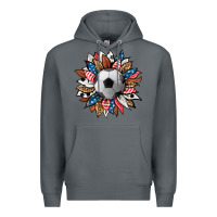 Rock football sunflower Premium Hoodie - HRA Design Shop