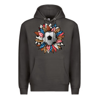 Smoke football sunflower Premium Hoodie - HRA Design Shop