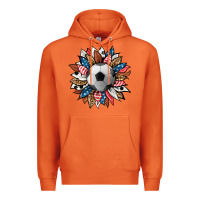 Football Sunflower Premium Hoodie | Teevron