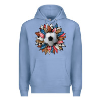 Colony Blue football sunflower Premium Hoodie - HRA Design Shop