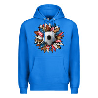 True Royal football sunflower Premium Hoodie - HRA Design Shop