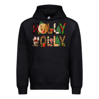 Black holly jolly Urban Hoodie - FaDigitalArtStudio