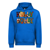 Cobalt holly jolly Urban Hoodie - FaDigitalArtStudio