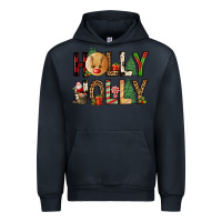 Navy holly jolly Urban Hoodie - FaDigitalArtStudio