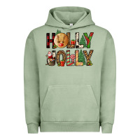Pigment Oil Green holly jolly Urban Hoodie - FaDigitalArtStudio