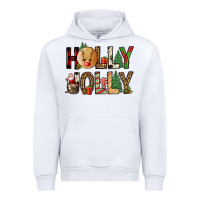White holly jolly Urban Hoodie - FaDigitalArtStudio
