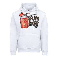 White summer Urban Hoodie - CowhideDigitalArt