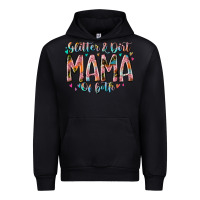 Black glitter and dirt mama of both Urban Hoodie - RacoonDesign