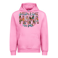 Fuchsia Pink glitter and dirt mama of both Urban Hoodie - RacoonDesign