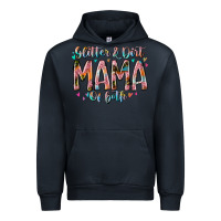 Navy glitter and dirt mama of both Urban Hoodie - RacoonDesign
