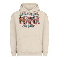 Pigment French Oak glitter and dirt mama of both Urban Hoodie - RacoonDesign