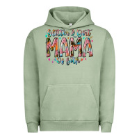 Pigment Oil Green glitter and dirt mama of both Urban Hoodie - RacoonDesign