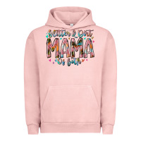 Pigment Salmon glitter and dirt mama of both Urban Hoodie - RacoonDesign