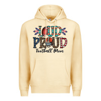 Pina Colada loud proud football mom Premium Hoodie - CowhideDigitalArt
