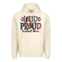 Tofu loud proud football mom Premium Hoodie - CowhideDigitalArt
