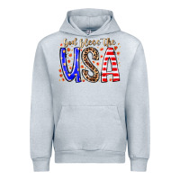 Heather Grey god bless the usa Urban Hoodie - RacoonDesign
