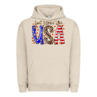 Pigment French Oak god bless the usa Urban Hoodie - RacoonDesign