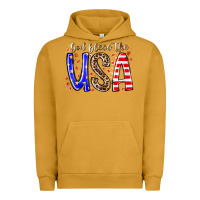 Pigment Peanut Butter god bless the usa Urban Hoodie - RacoonDesign