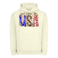 Pigment Pistachio god bless the usa Urban Hoodie - RacoonDesign
