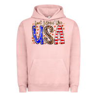 Pigment Salmon god bless the usa Urban Hoodie - RacoonDesign