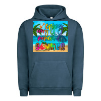 Pigment Midnight Navy enjoy every moment of summer Urban Hoodie - HRA Design Shop