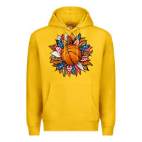 Lemon basketball sunflower Premium Hoodie - HRA Design Shop