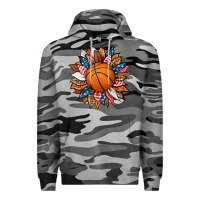 Slate Camo basketball sunflower Premium Hoodie - HRA Design Shop