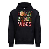Black holly jolly vibes Urban Hoodie - FaDigitalArtStudio