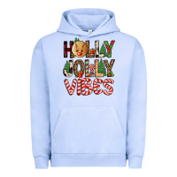 Pigment Grape Ice holly jolly vibes Urban Hoodie - FaDigitalArtStudio