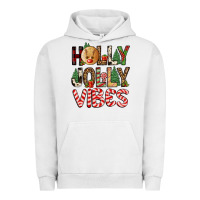 Pigment Lunar Rock holly jolly vibes Urban Hoodie - FaDigitalArtStudio