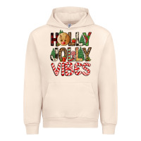 Sandshell holly jolly vibes Urban Hoodie - FaDigitalArtStudio